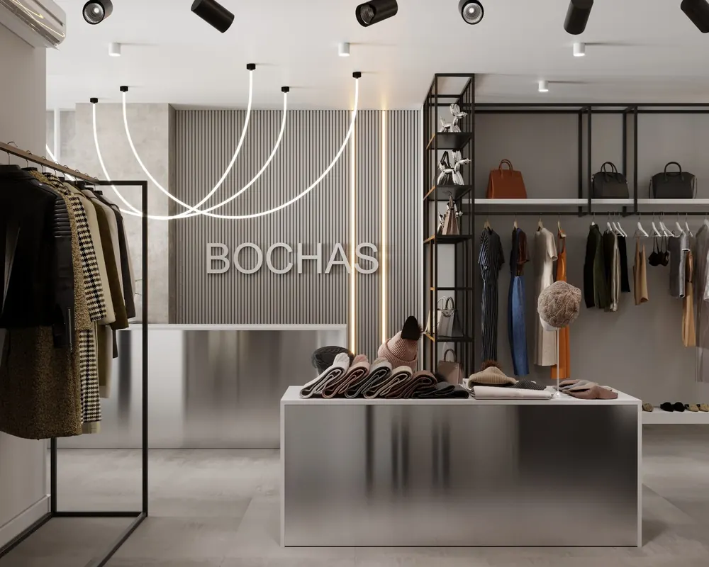 Шоурум BOCHAS — дизайн интерьера Plan TLT